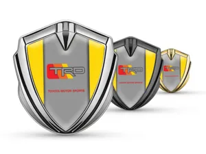 Toyota Metal Domed Emblem Durable Stylish Shape